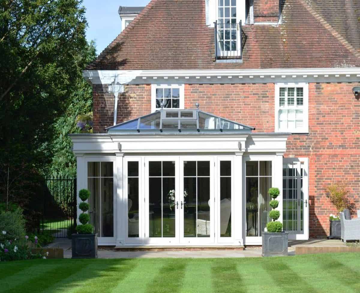 bespoke painted orangery