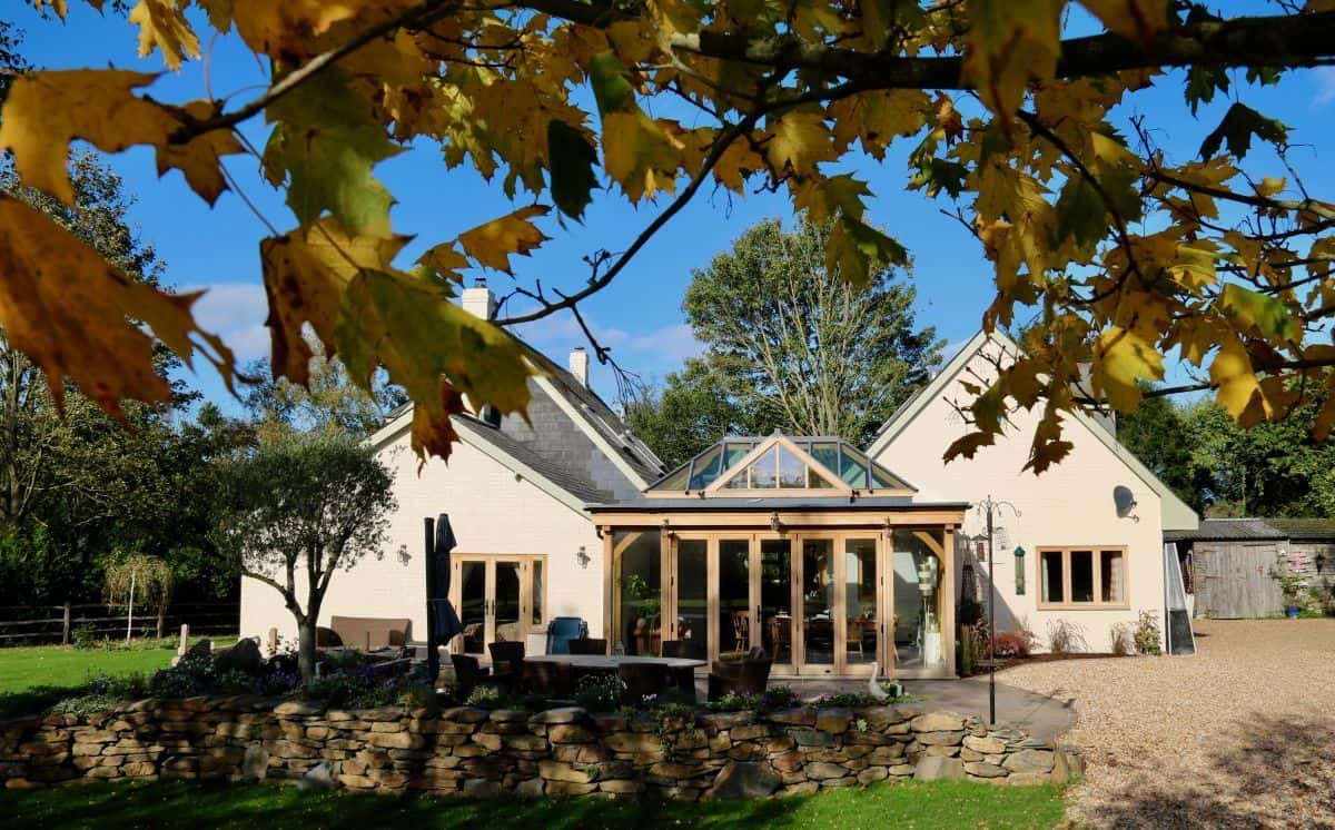 bespoke oak framed orangery