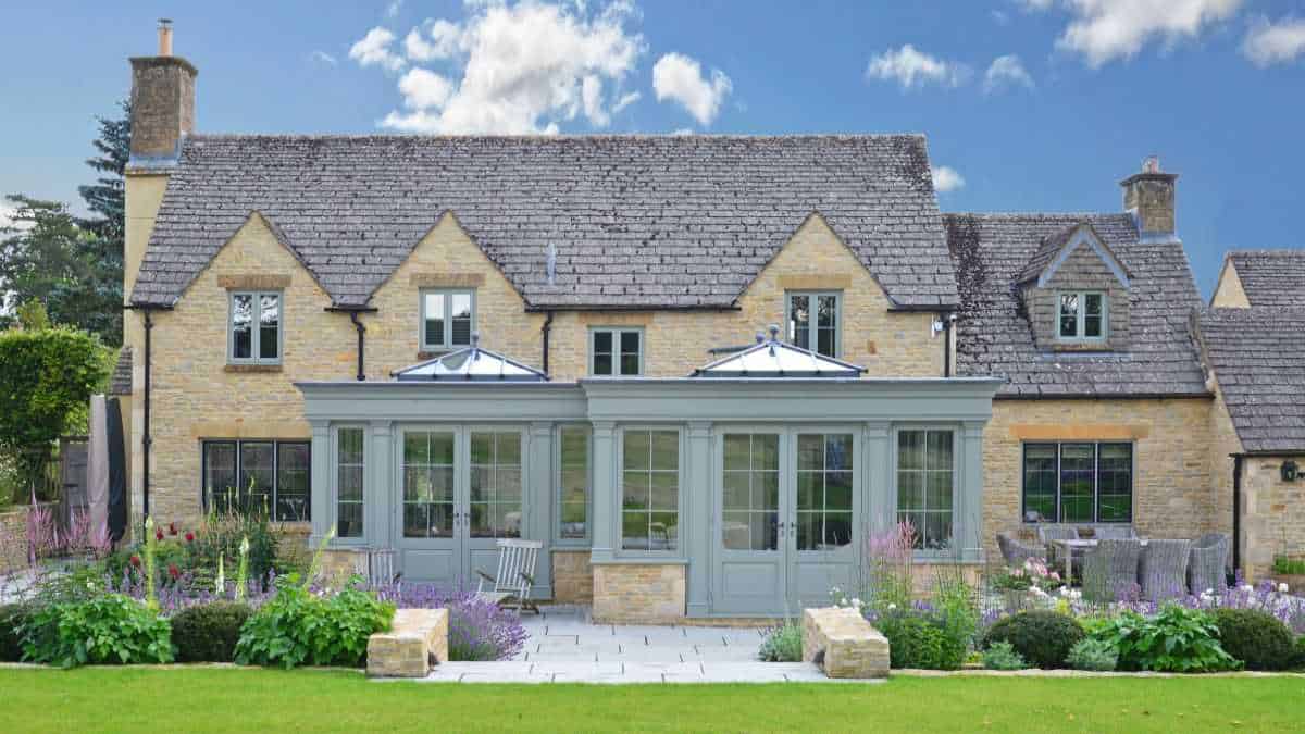 bespoke orangery painted timber