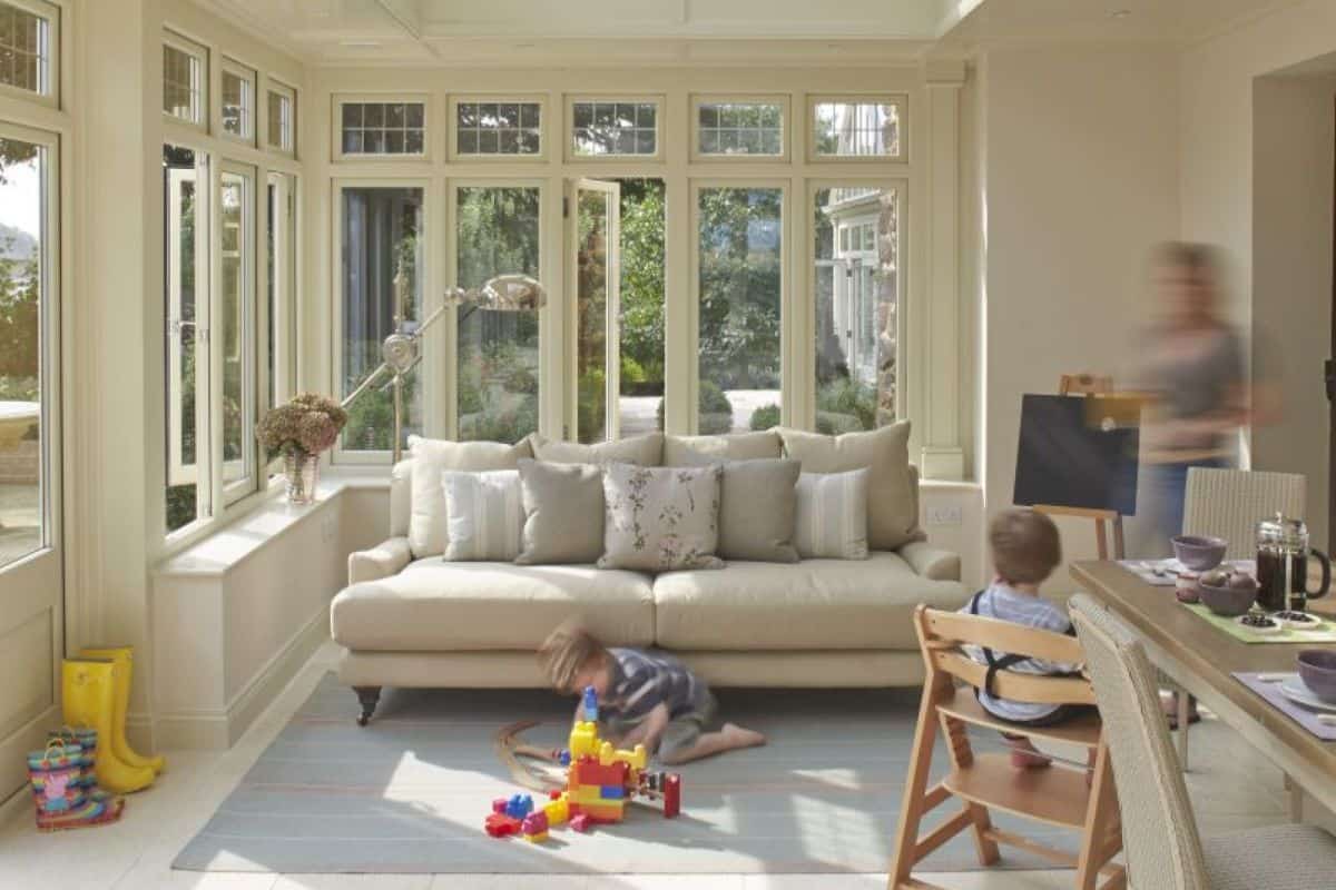 orangery living & dining room