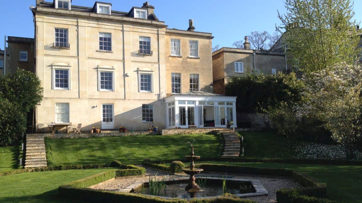 painted wood listed building orangery