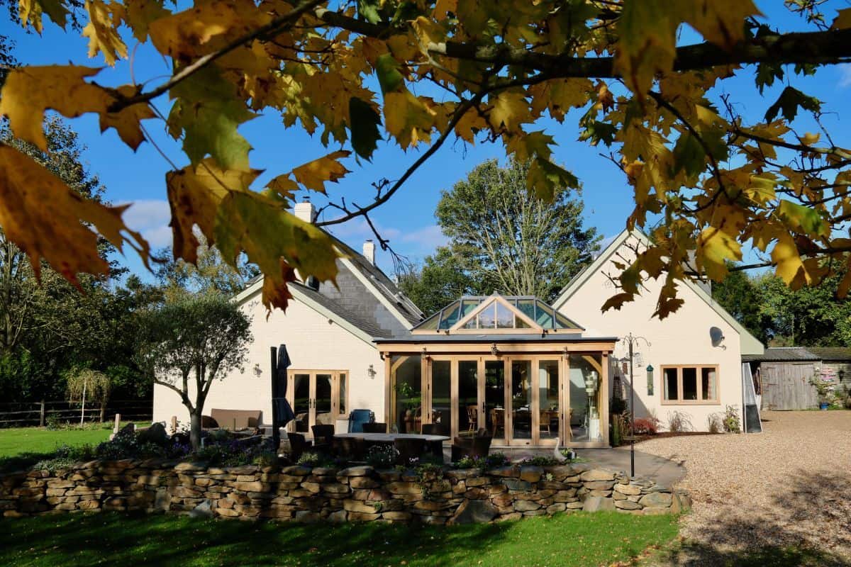 solid oak orangery