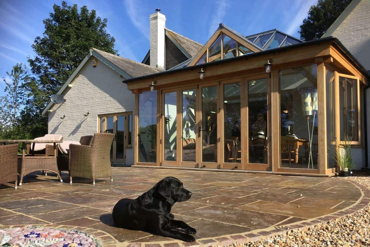 luxury oak orangery