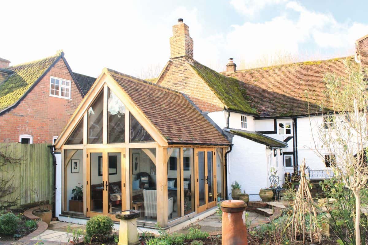 gable ended oak extension