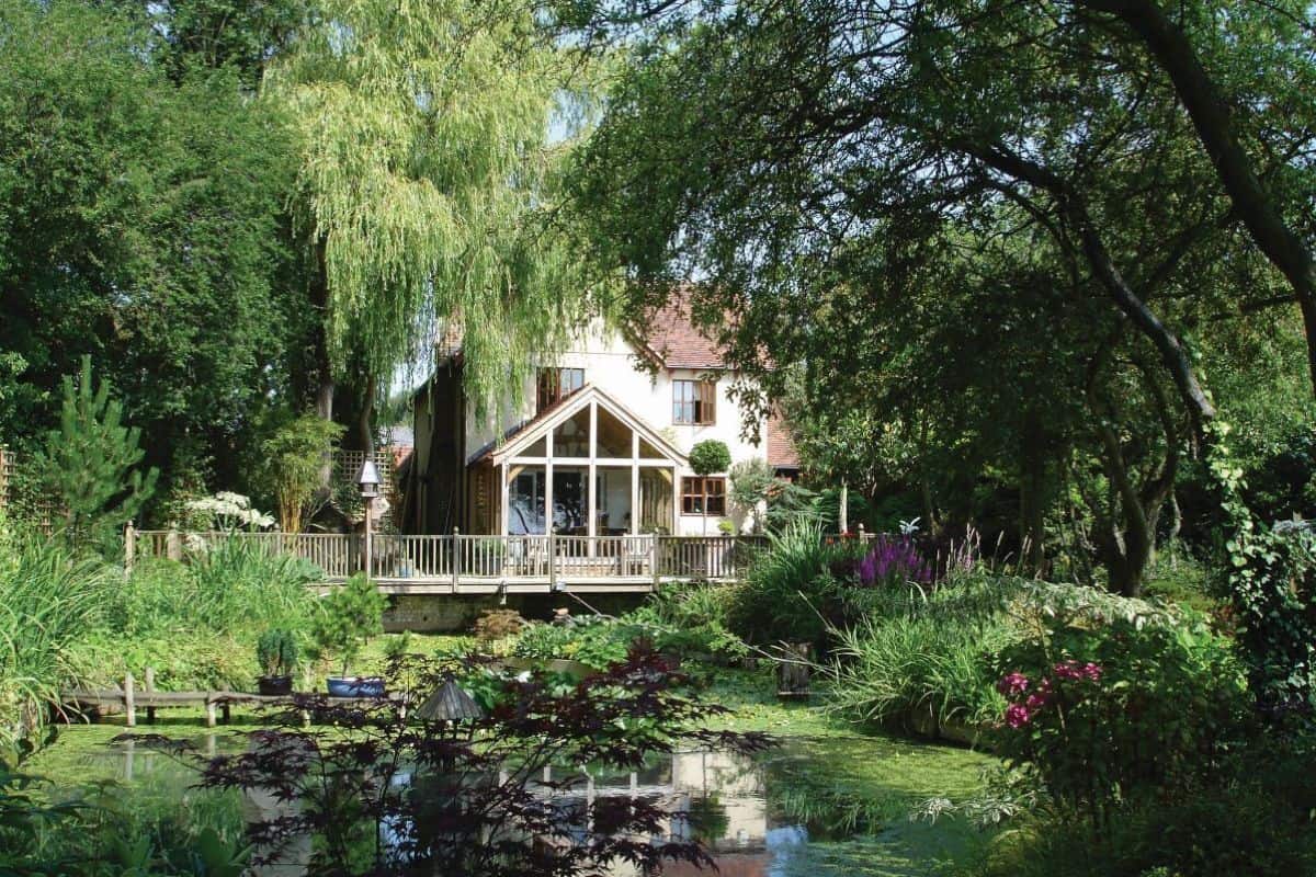 solid oak garden room