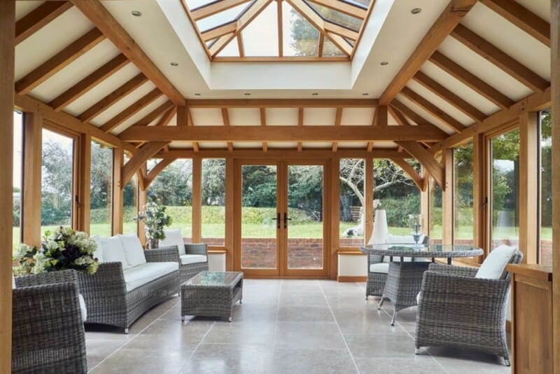 finest quality oak orangery