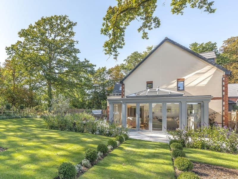 solid wood orangery exterior