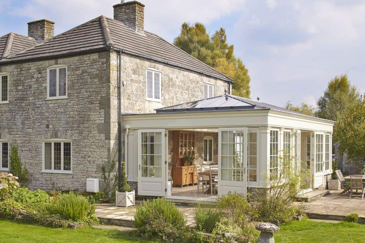 typical bespoke orangery design