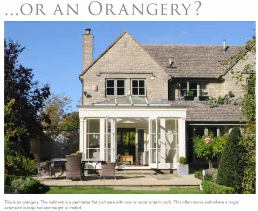 traditional orangery design