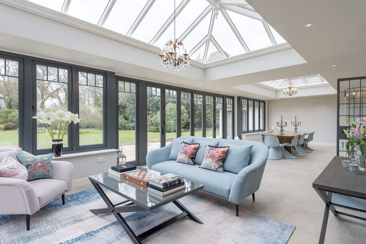 solid timber orangery interior