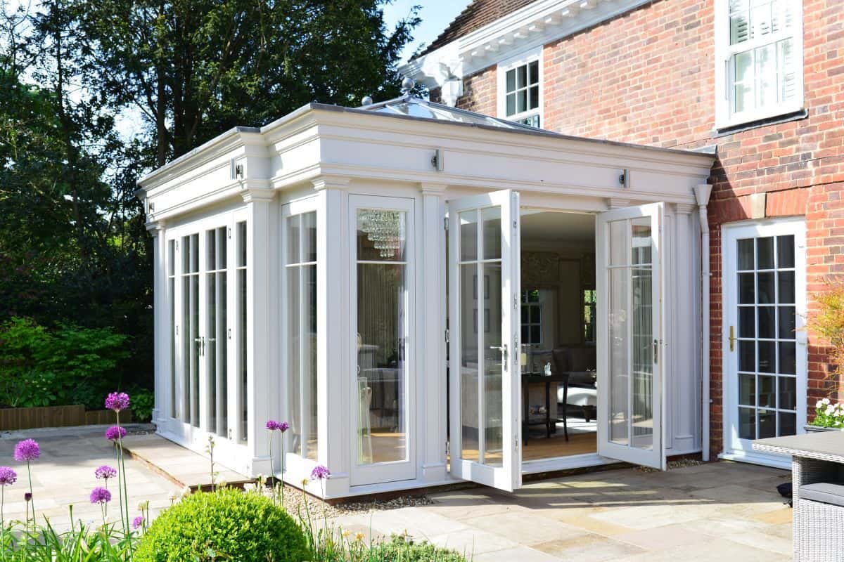 bespoke painted orangery