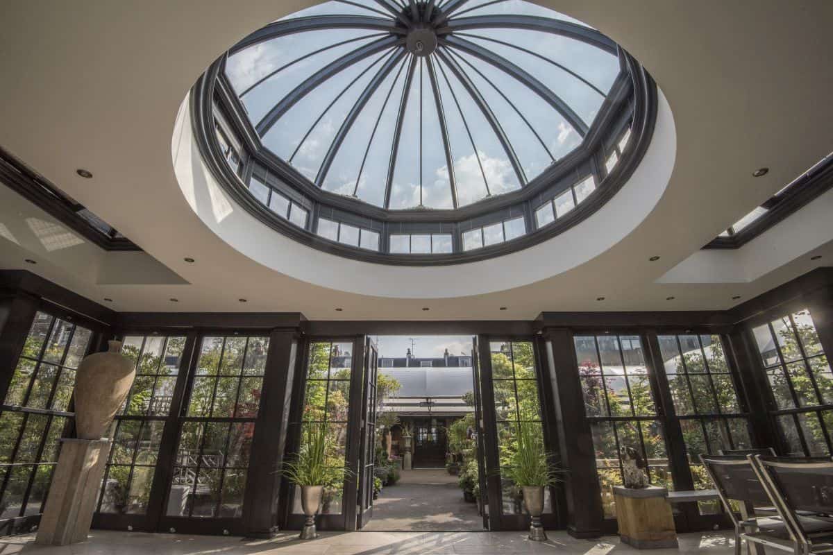 orangery showroom domed lantern