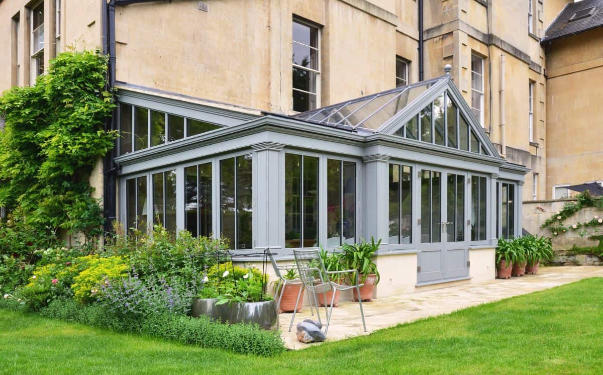 listed building garden room extension