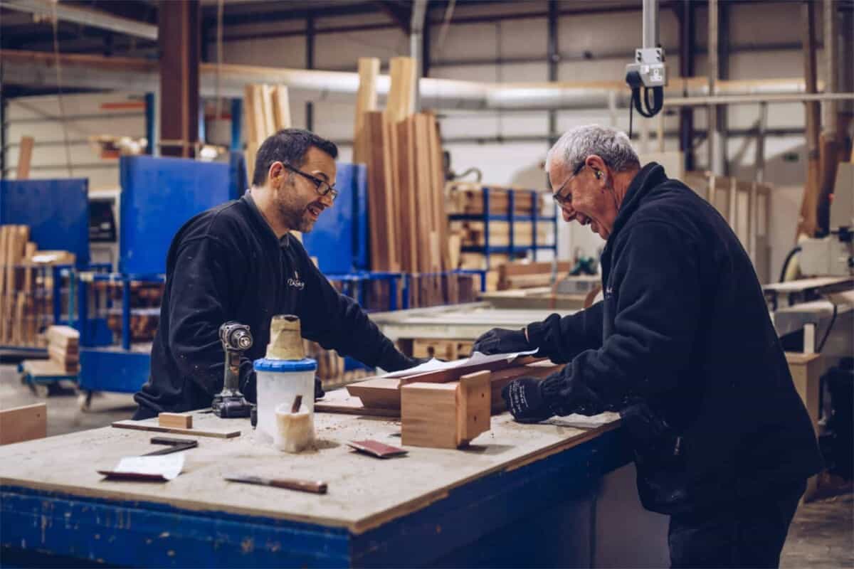 joinery manufacturing team