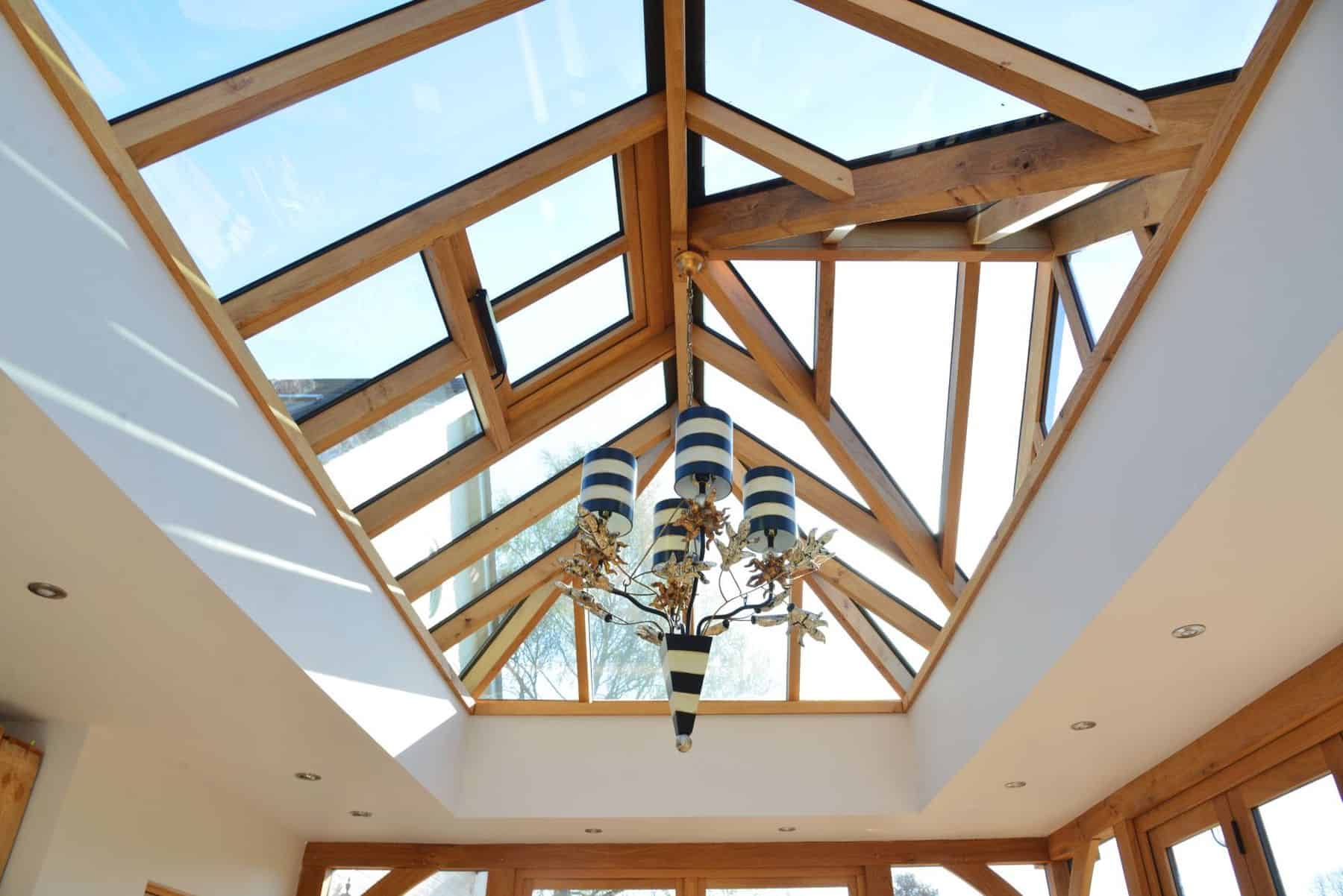 oak timber roof lantern