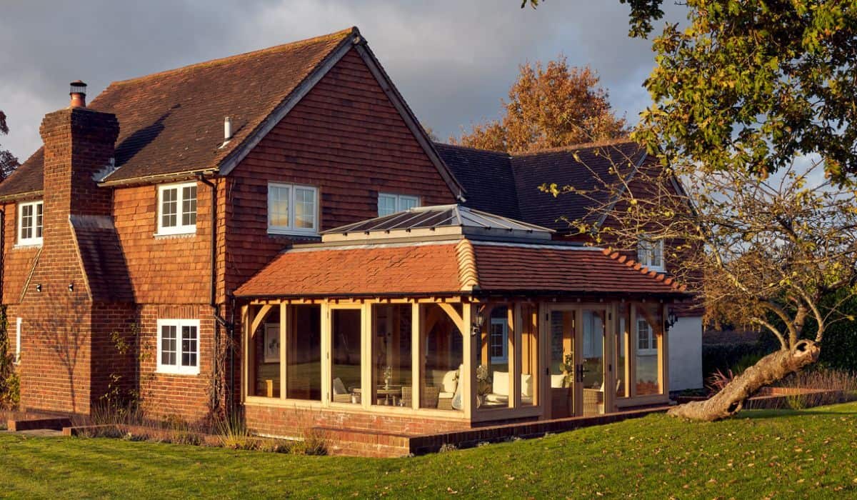 bespoke oak orangery