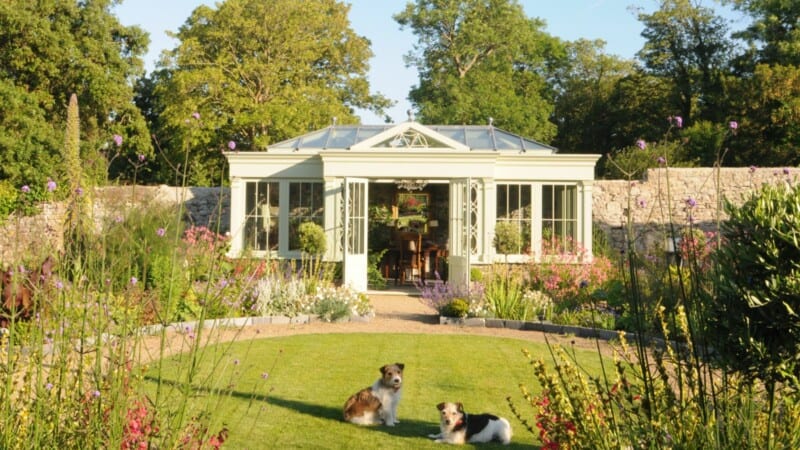 freestanding garden orangery