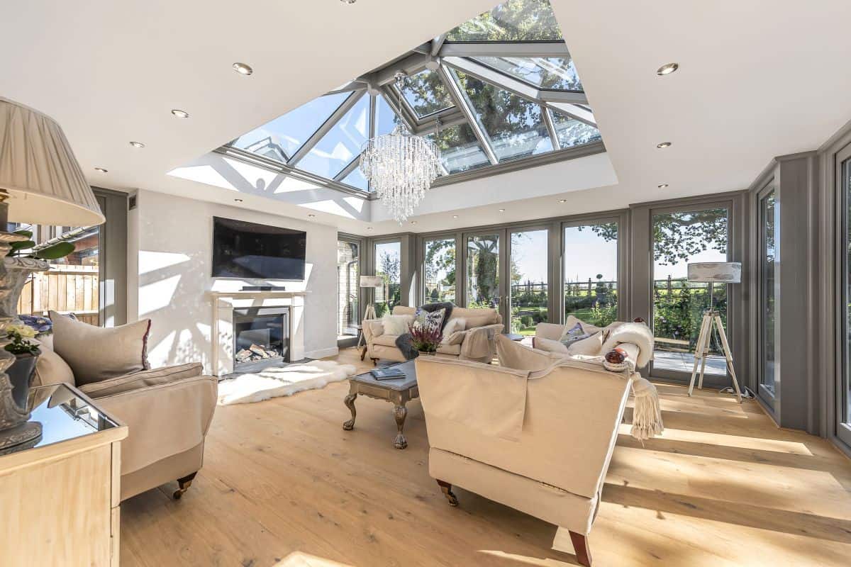 orangery light-filled interior