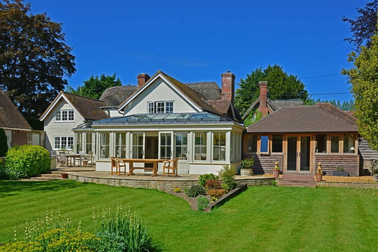 orangery with oak garden room