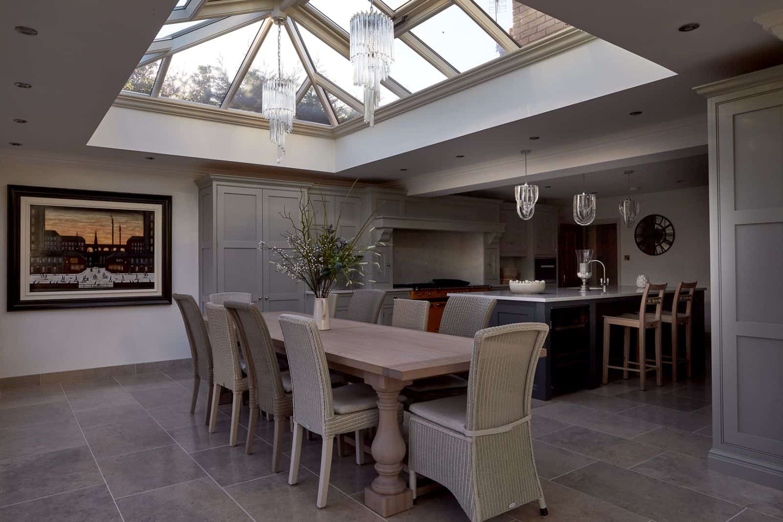 orangery kitchen extension with Tom Howley kitchen