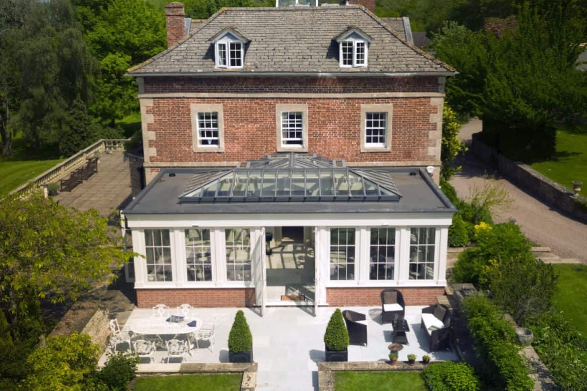 orangery drone photography