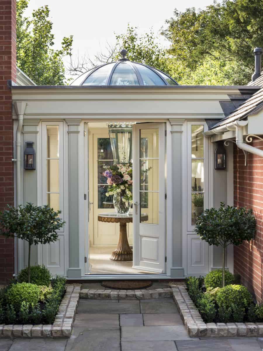 orangery with domed roof lantern