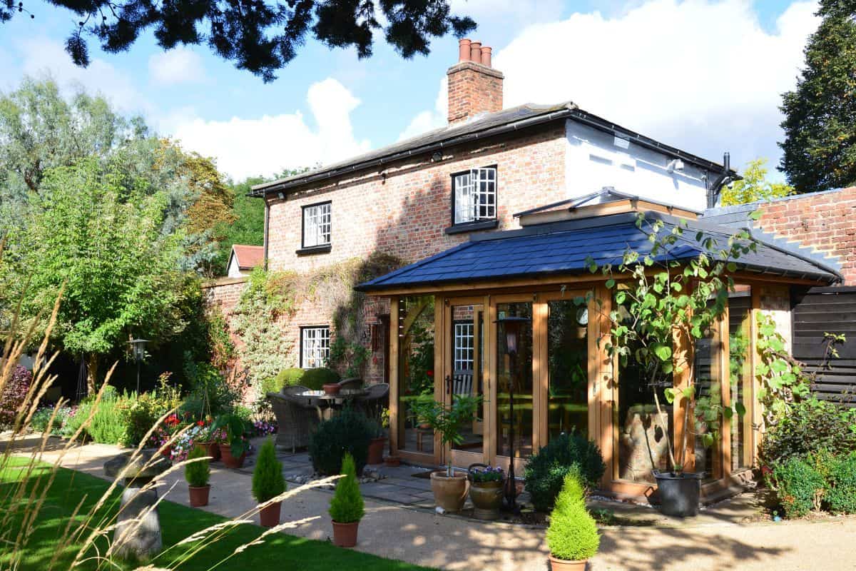 oak framed garden room design