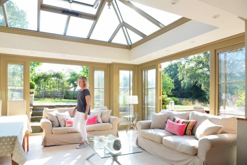 bespoke orangery interior