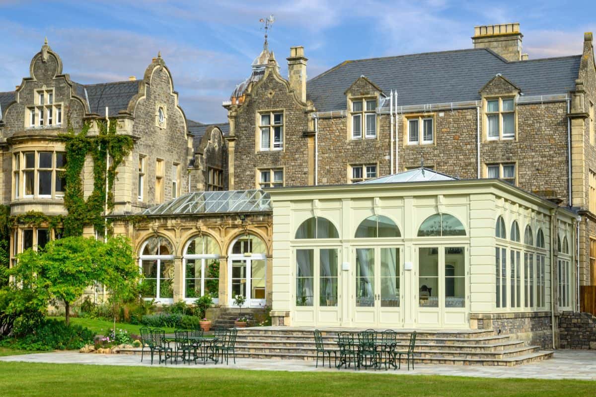 wedding orangery clevedon hall