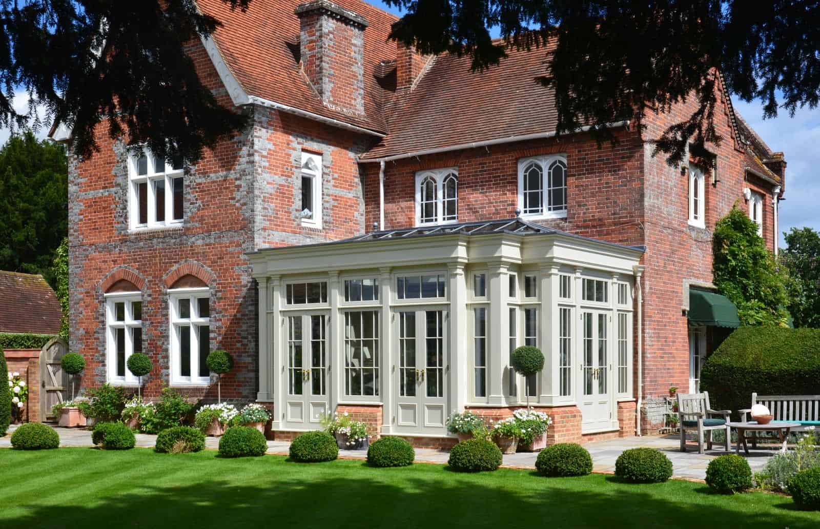 bespoke wooden orangery