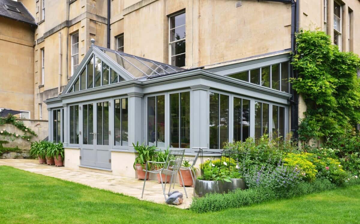 listed building garden room