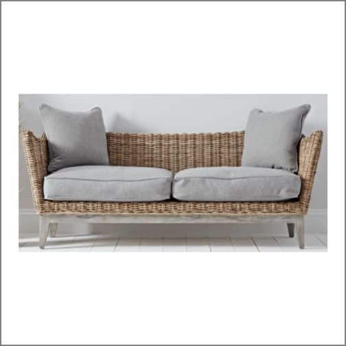 rattan sofa by Cox & Cox