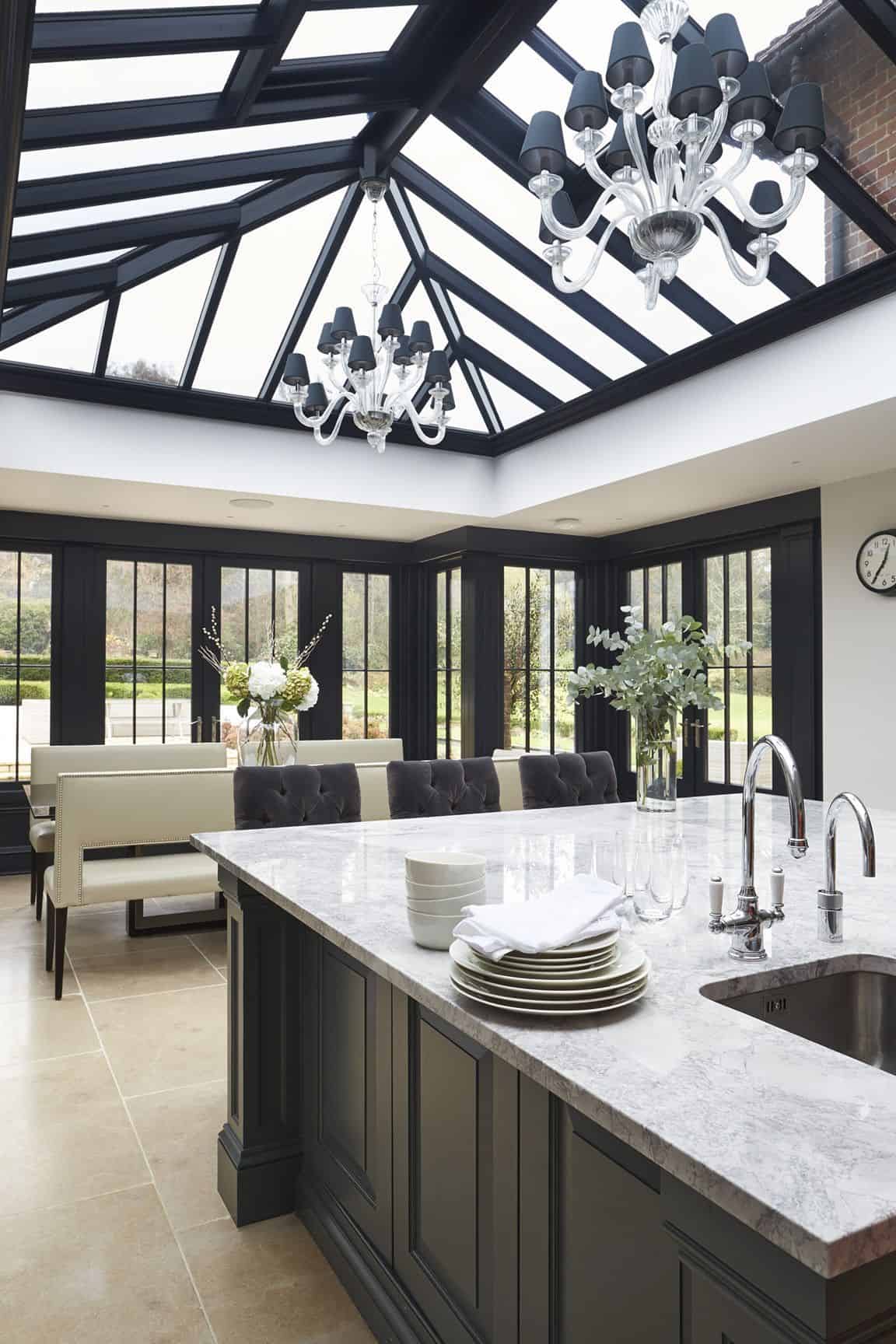 modern orangery kitchen extension