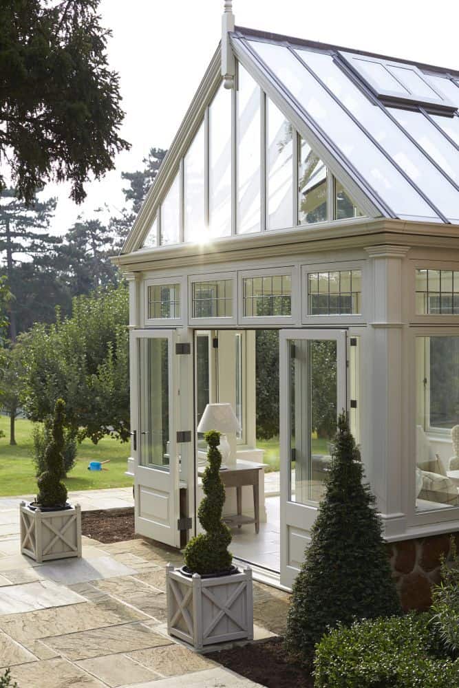 conservatory with gable roof