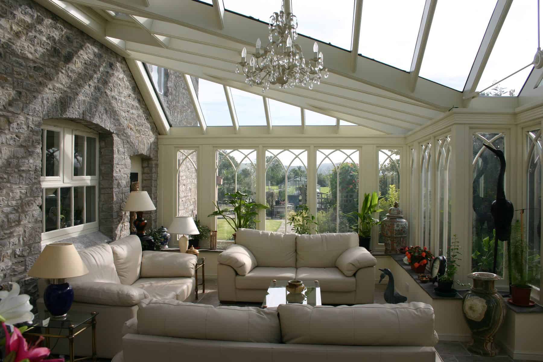 gothic conservatory living room