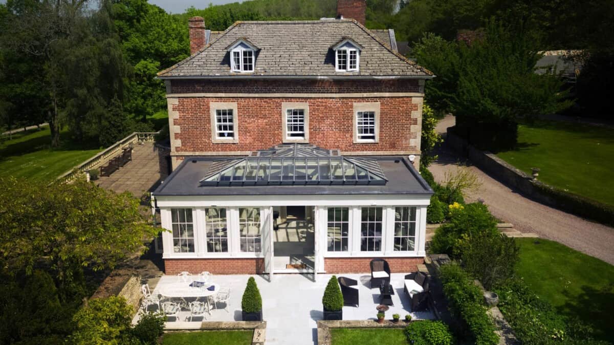 orangery aerial photo