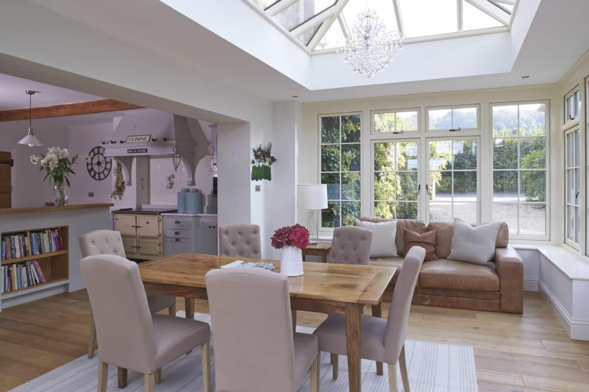 orangery open plan kitchen