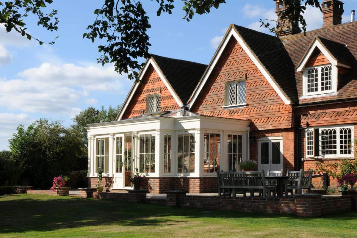 timber & brick orangery