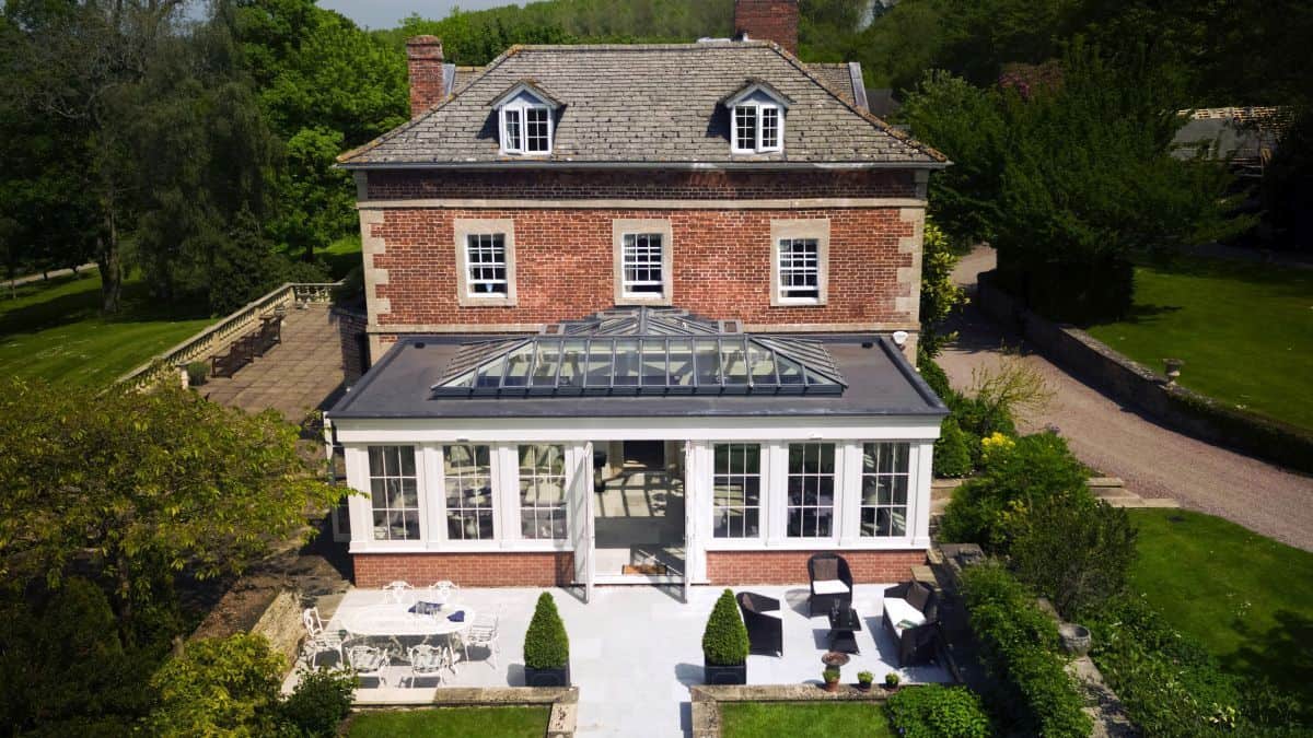 luxury timber orangery