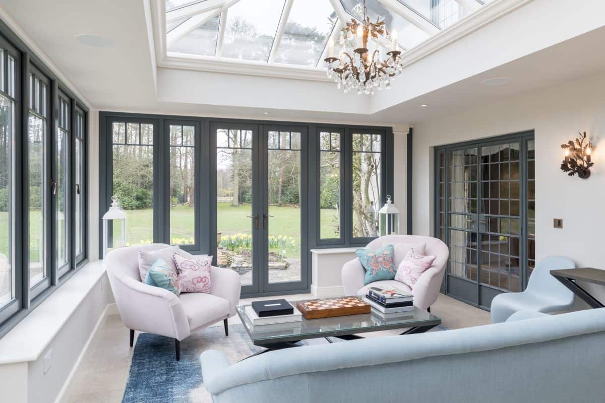 contemporary orangery interior design