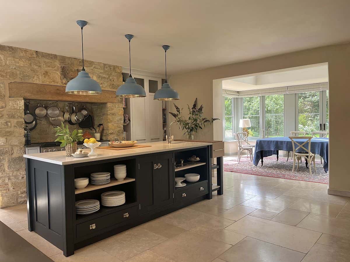 bespoke orangery kitchen interior