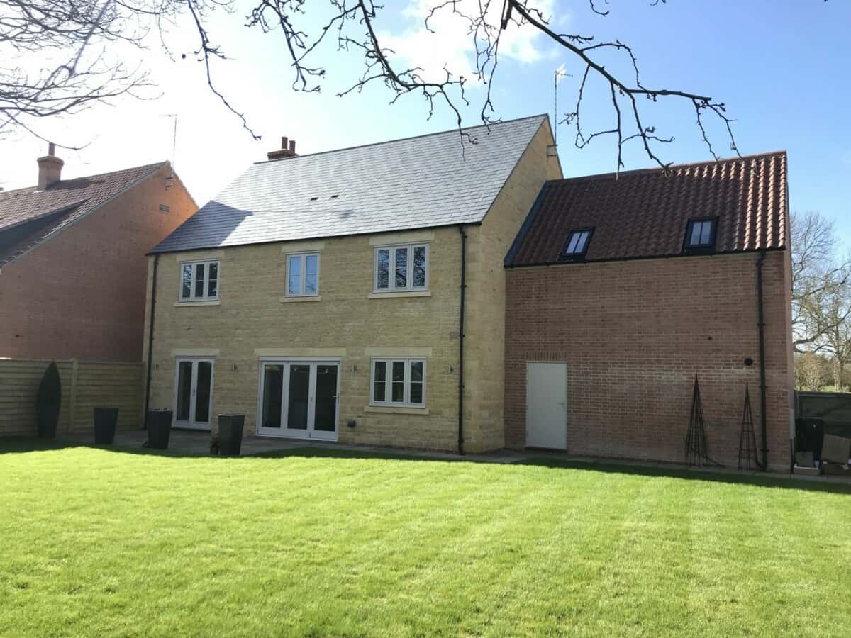 before orangery extension added