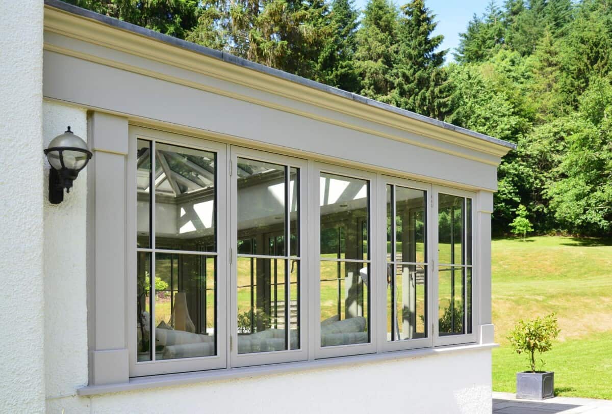 wooden orangery design details