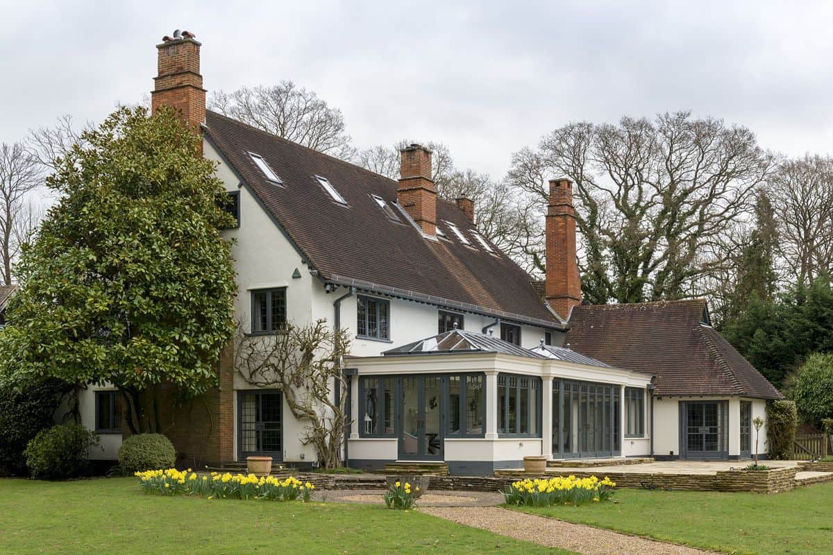 luxury orangery exterior