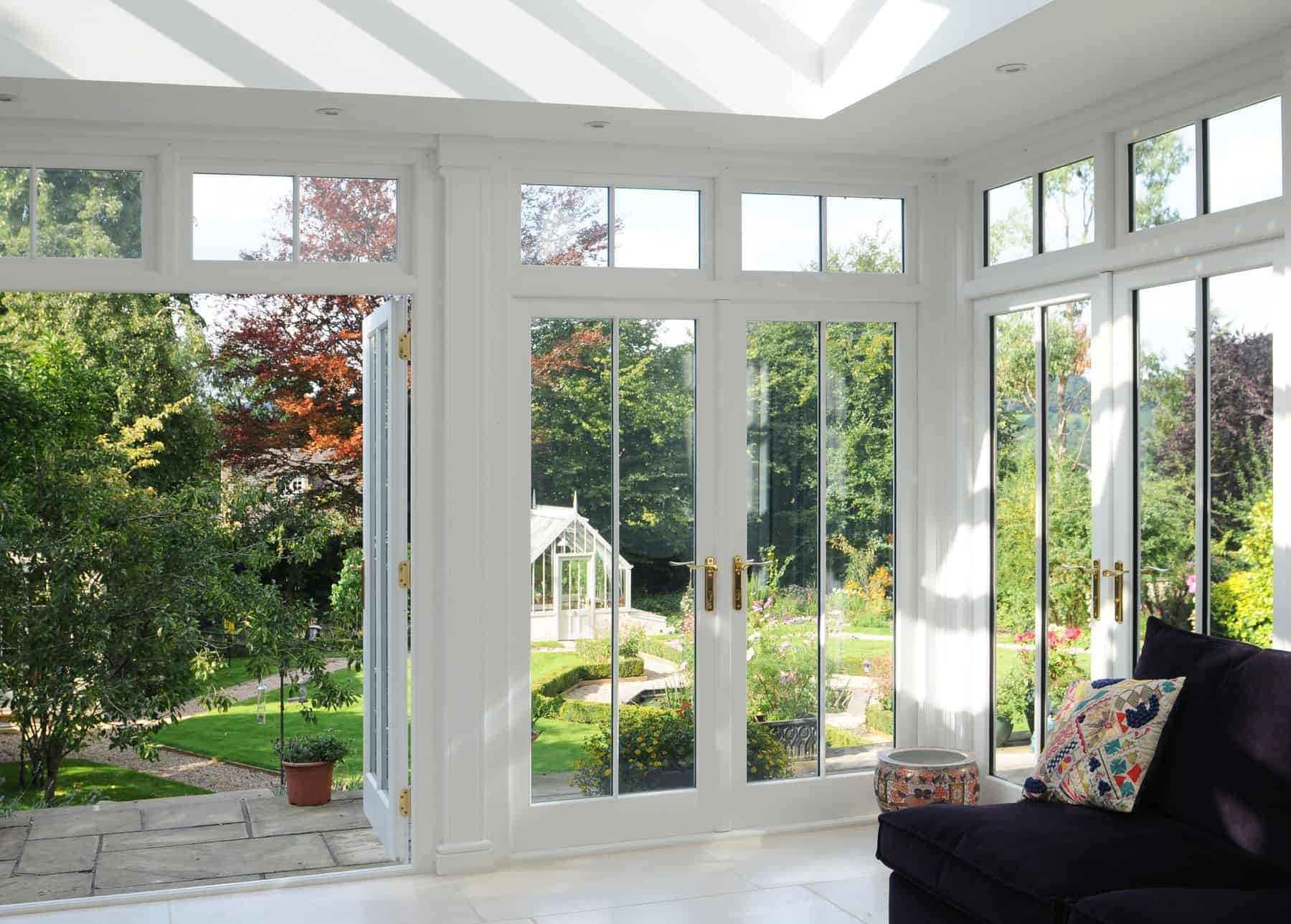 bespoke timber orangery interior