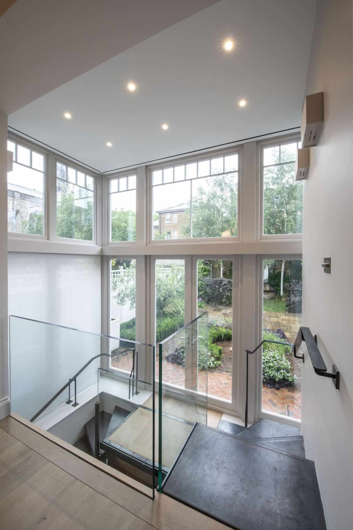 double storey orangery interior