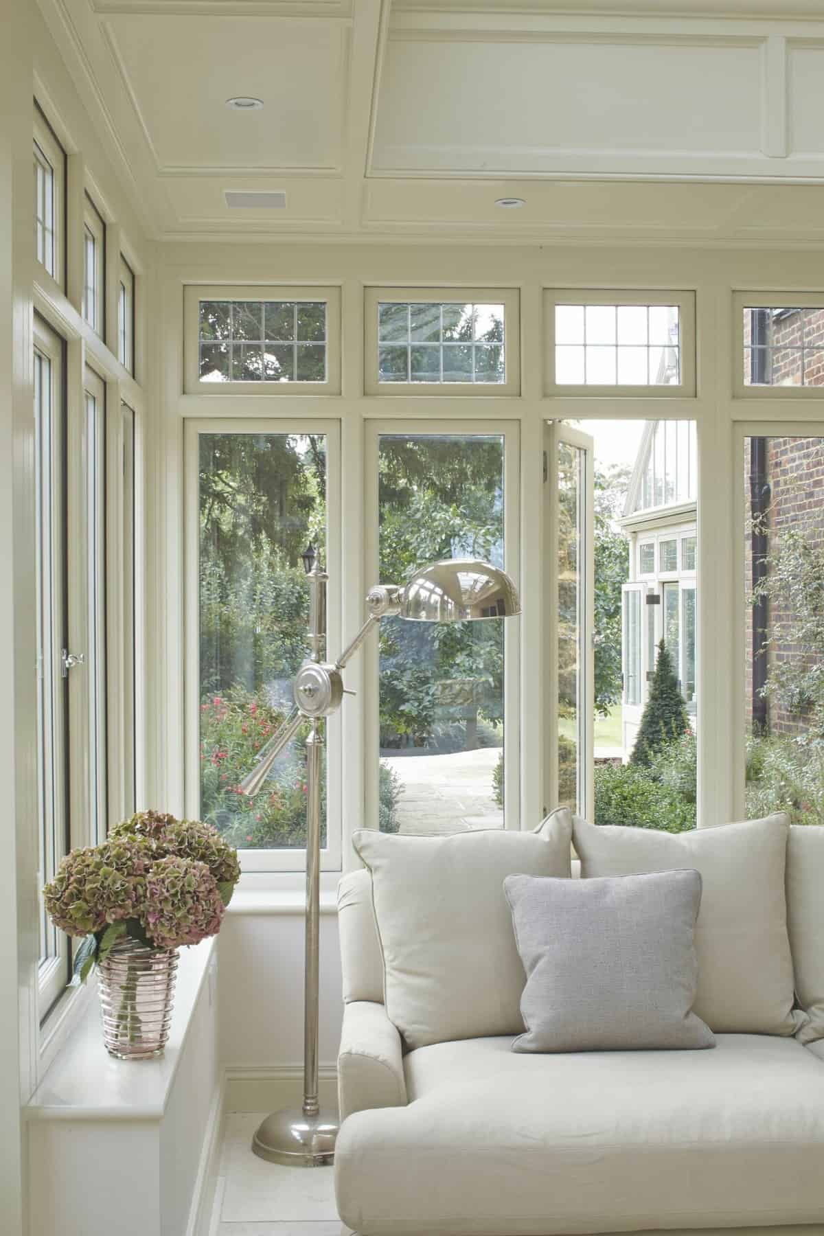 bespoke orangery living room windows