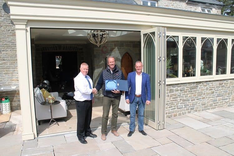 award-winning orangery at Lanelay Hall