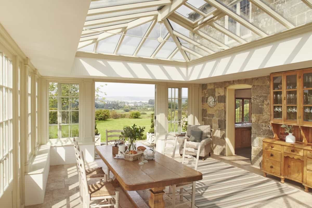 bespoke orangery interior