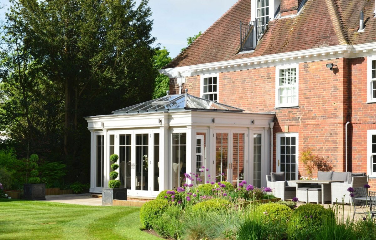 Luxury Orangery Living Room in Buckinghamshire David Salisbury